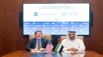 اتفاق جديد بين غرفتي أبوظبي والتجارة الأمريكية لتعزيز التعاون الاقتصادي